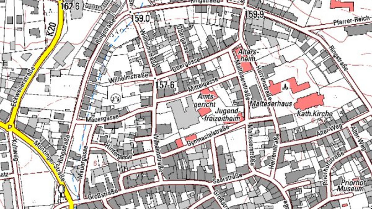 Digitale Topographische Karte 1:5 000