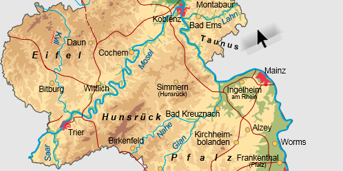 Darstellung von Rheinland-Pfalz